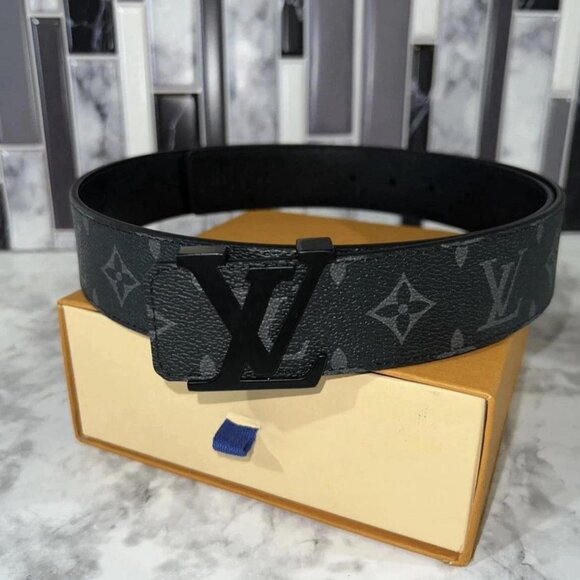 Louis Vuitton LV initialed belt -Black size:95/38 - Picture 1 of 4